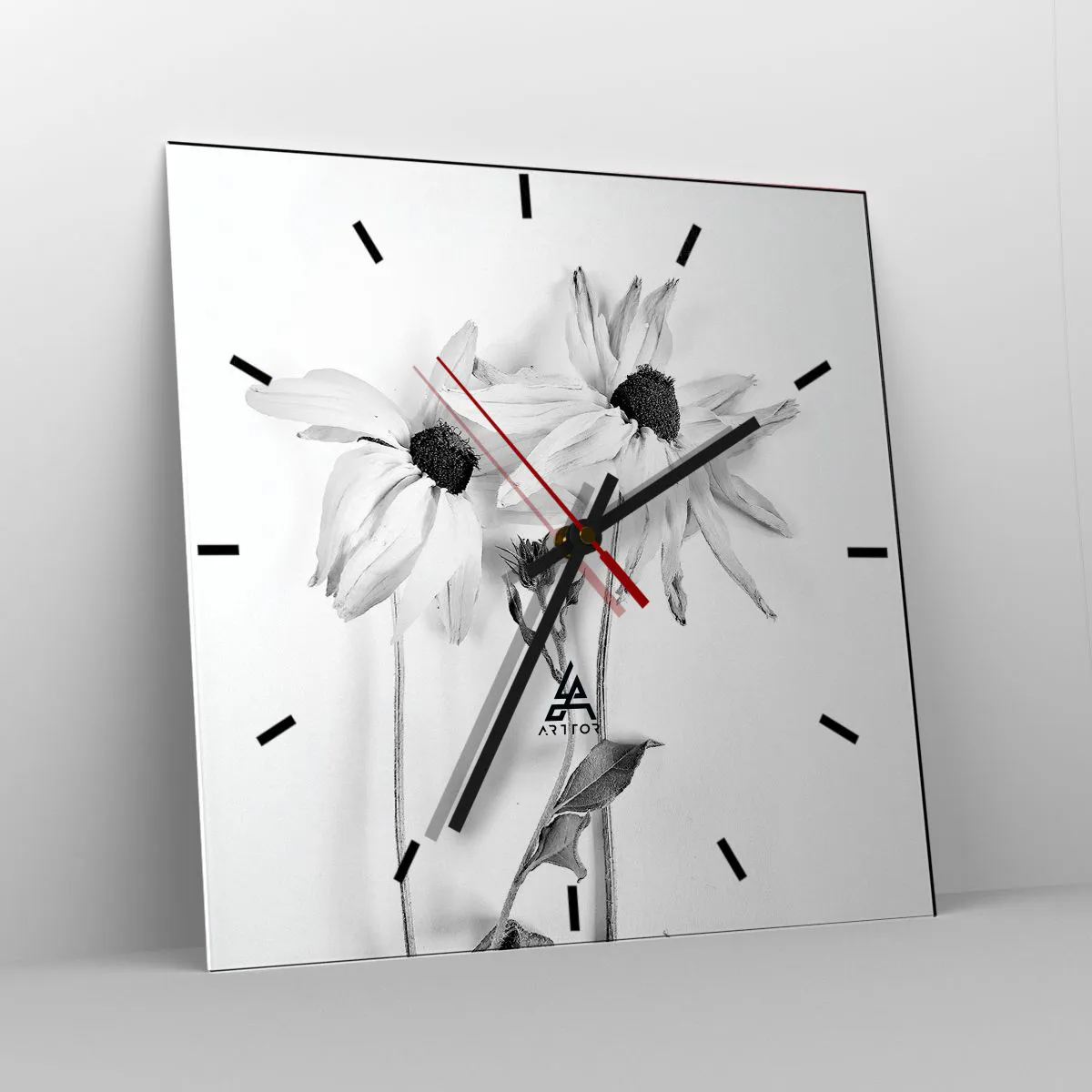 Nástenné hodiny - Nikto nechce byť sám - 40x40 cm