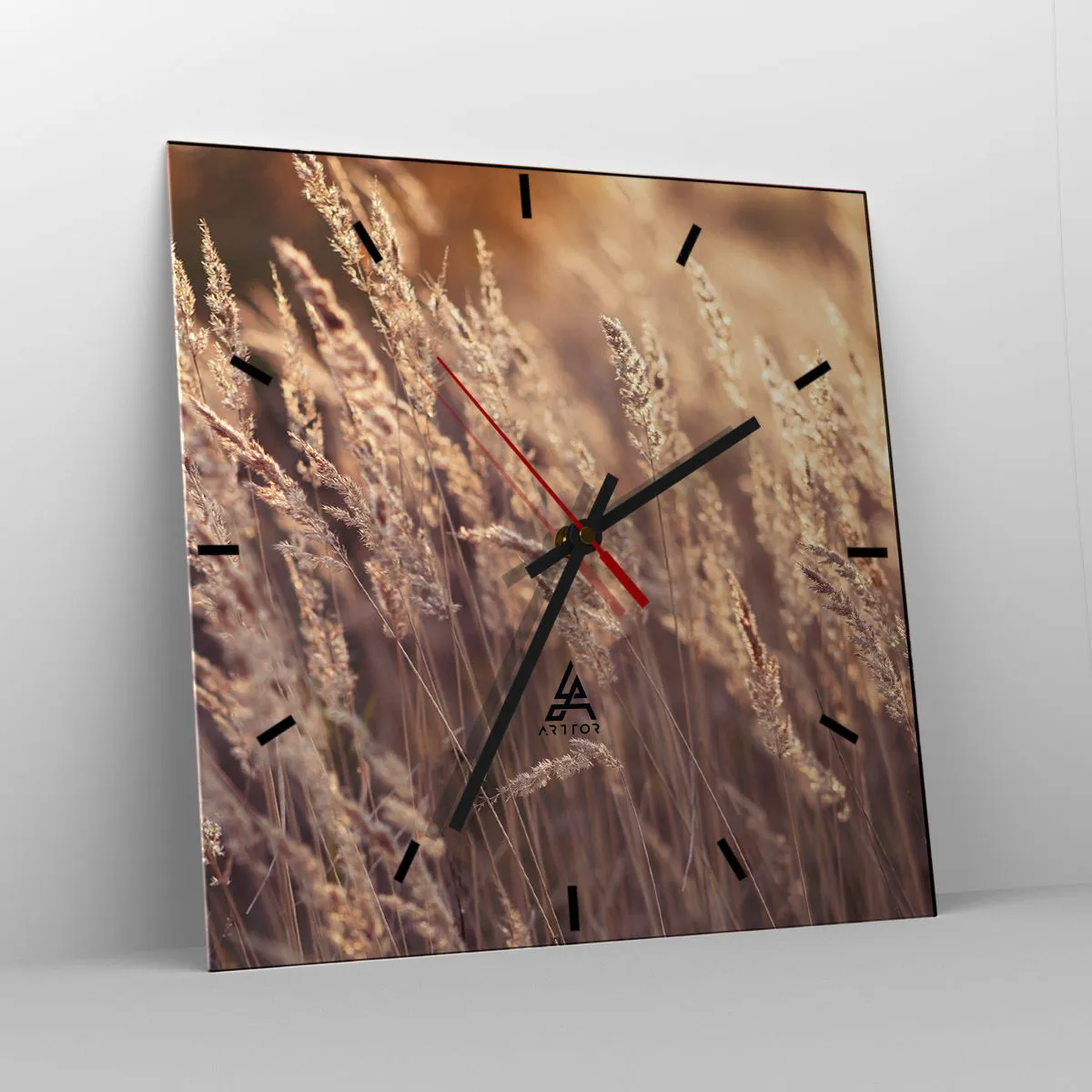 Nástěnné hodiny - Připraveni přivítat podzim - 40x40 cm