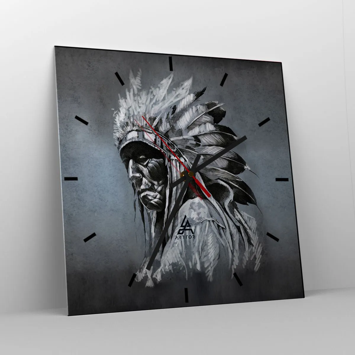 Horloge murale - Pendule murale - Retour aux sources - 40x40 cm