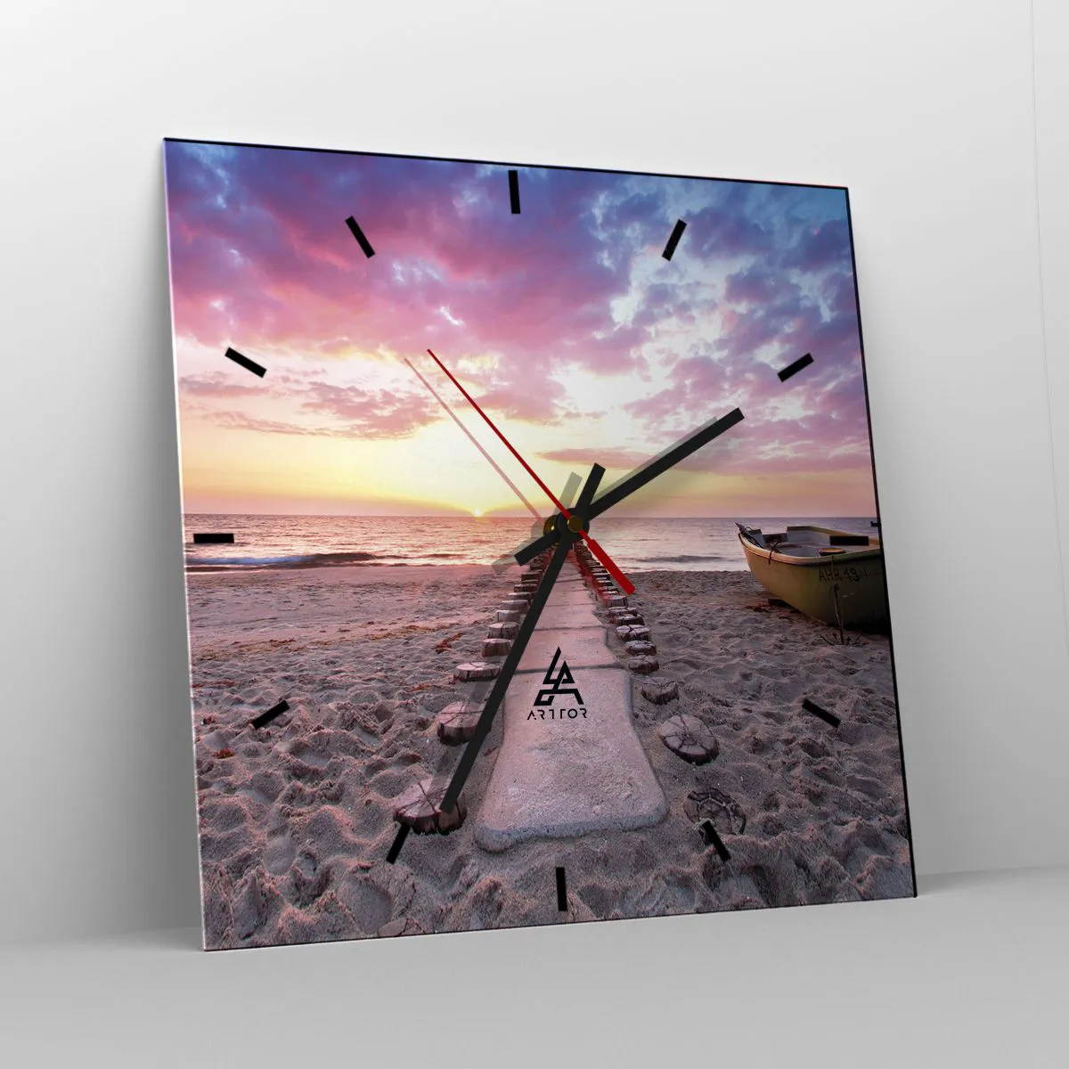 Wandklok - Klok - Een moment van diepe ervaring - 40x40 cm