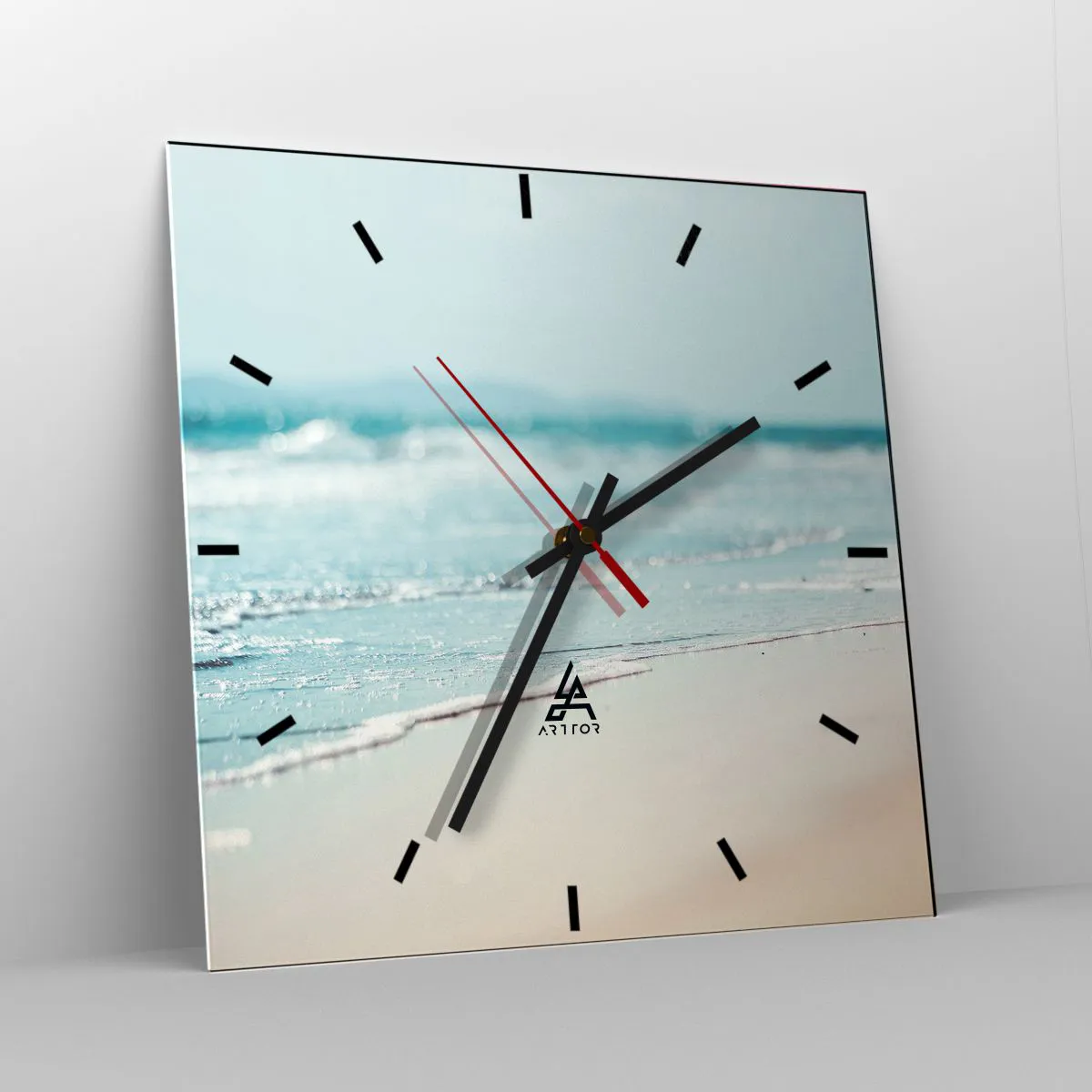 Nástěnné hodiny - Teplo a hluk - 40x40 cm