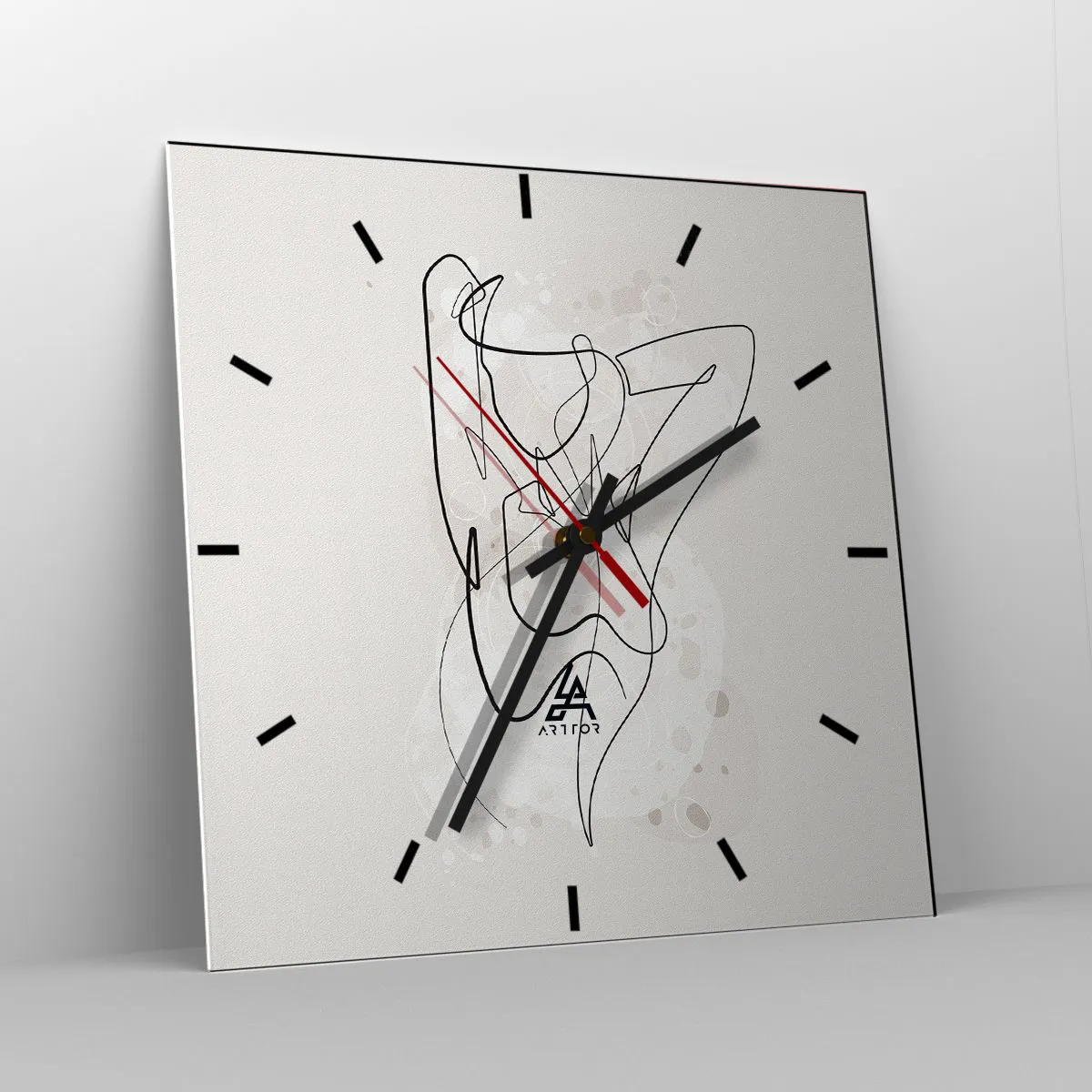 Vægur, Uret - Forførelsens kunst - 40x40 cm