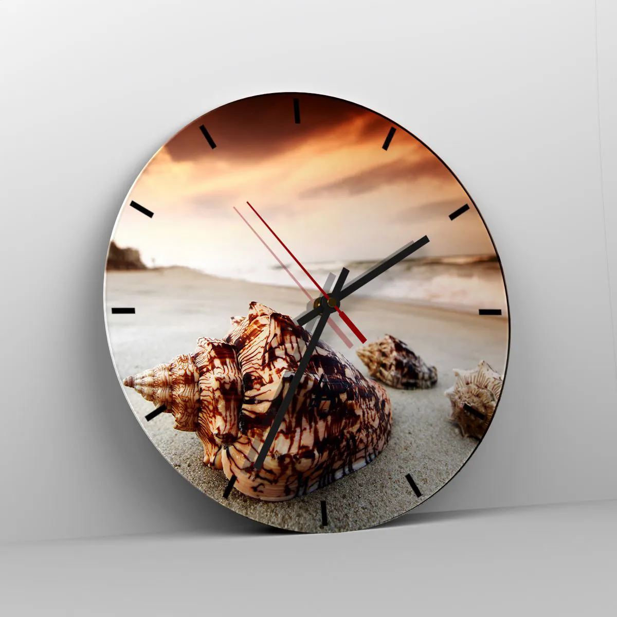 Nástenné hodiny - Vyhnankyne vĺn - 40x40 cm