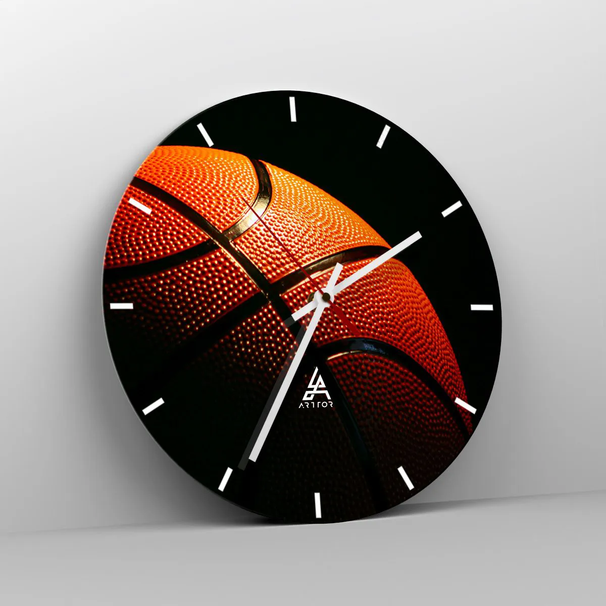 Wanduhr - Glasuhr - Schön wie ein Planet - 40x40 cm