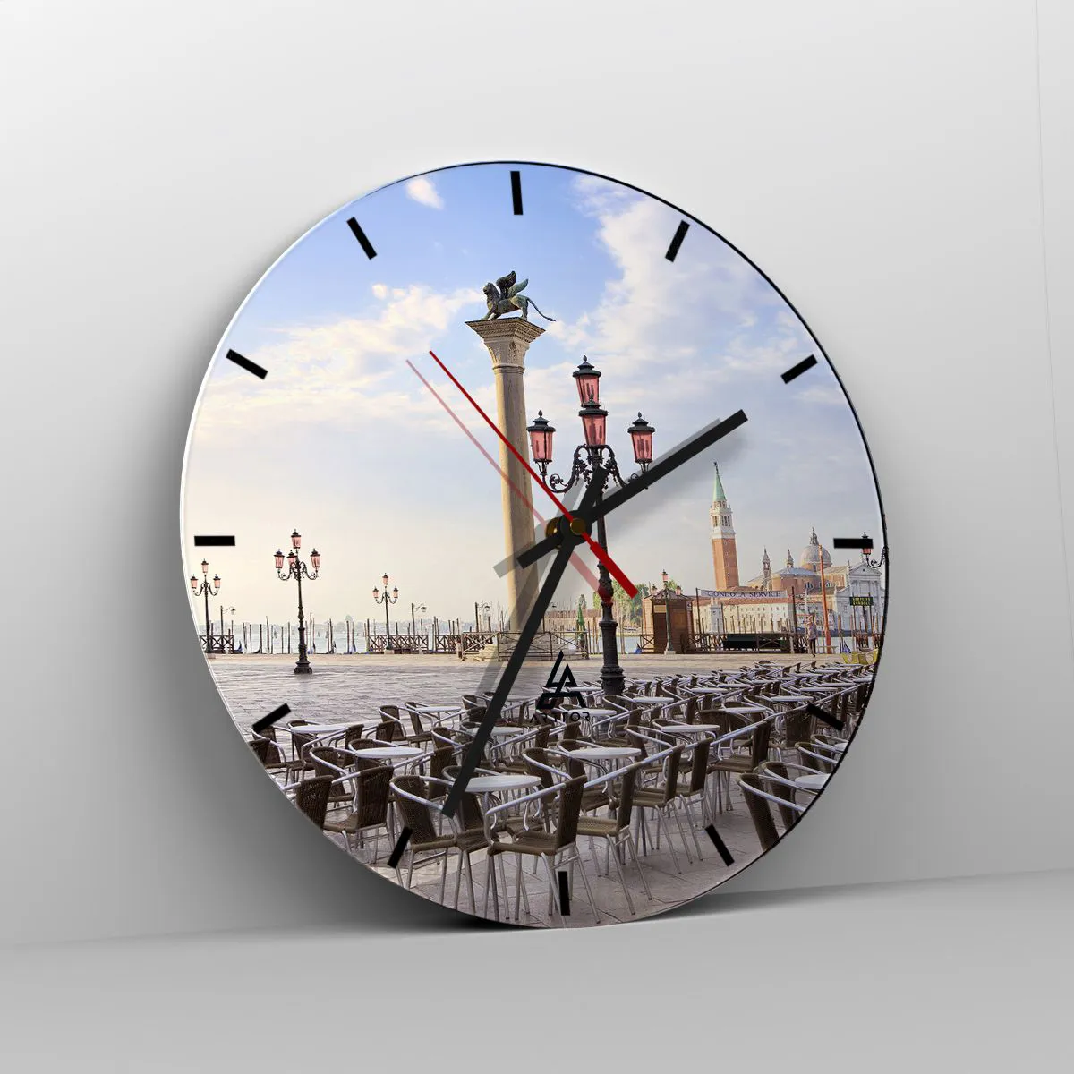 Nástěnné hodiny - Zveme, vše připraveno - 40x40 cm