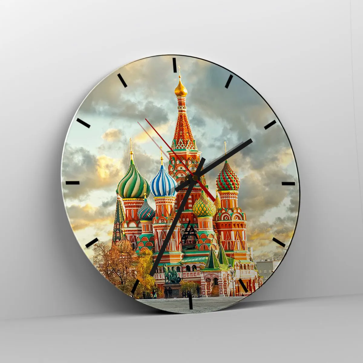 Ceas de perete - Ceas pe sticlă - Nici măcar Disney nu ar fi venit cu această idee - 40x40 cm