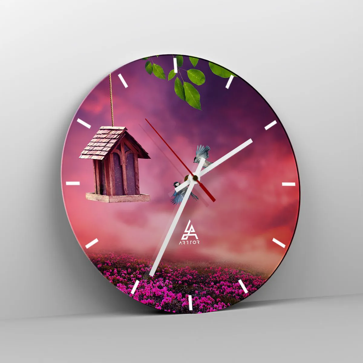 Vægur, Uret - Invitation til middag - 40x40 cm