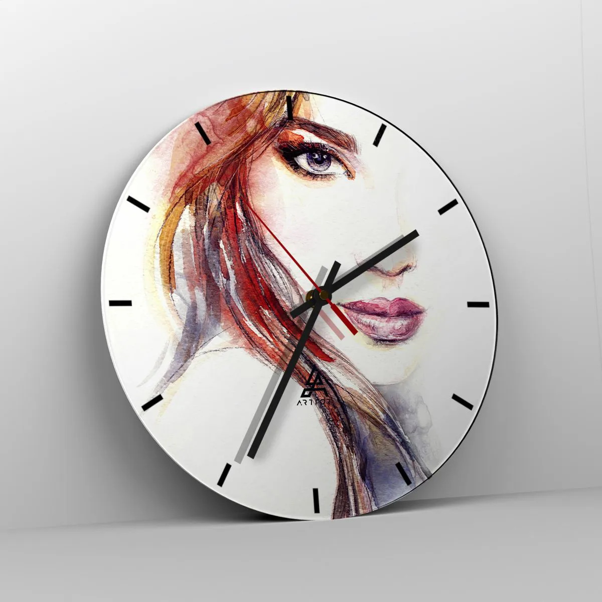 Nástěnné hodiny - Vademecum - pojď se mnou - 40x40 cm