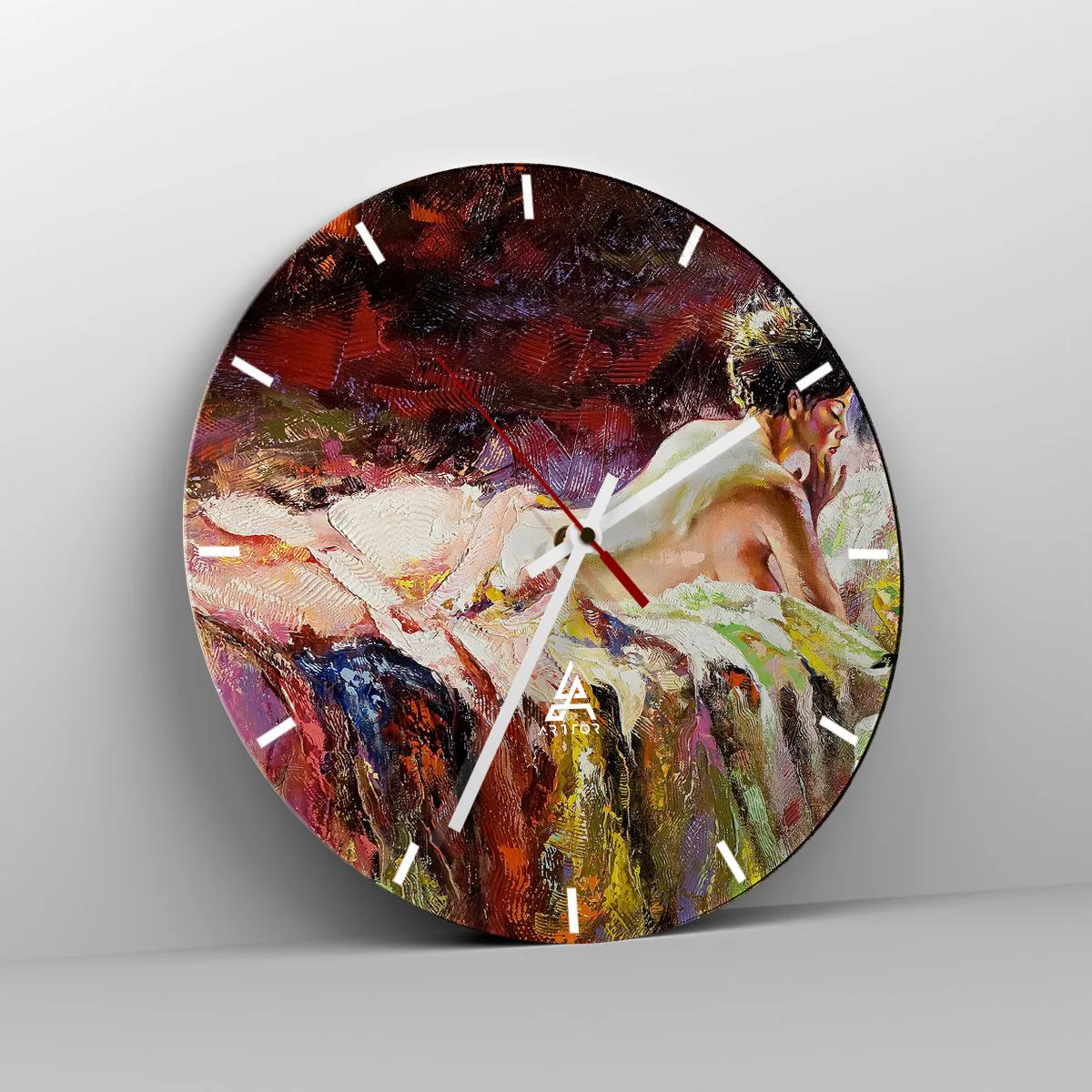 Ceas de perete - Ceas pe sticlă - Venus în gând - 40x40 cm