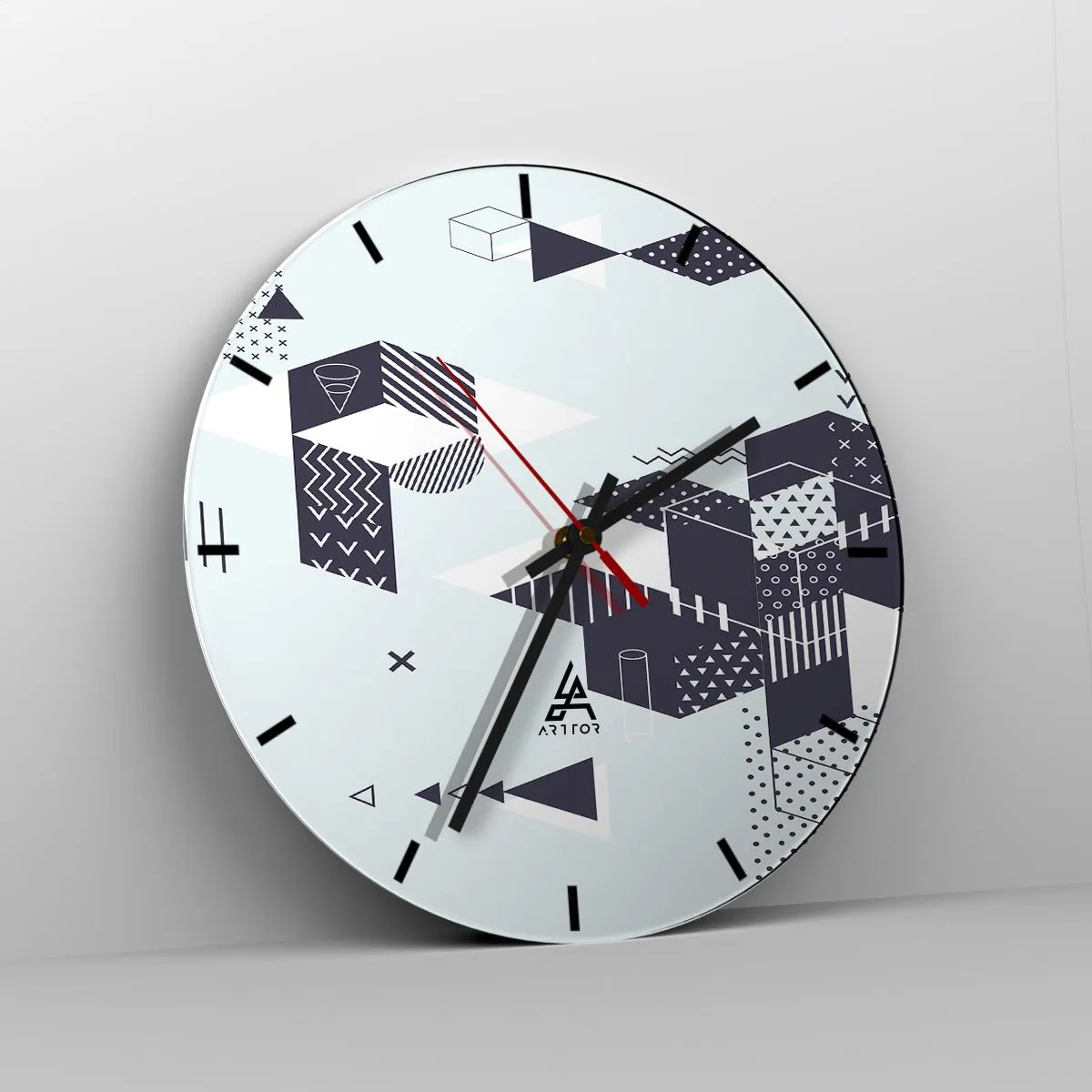 Zegar ścienny - W duszy matematyka - 40x40 cm