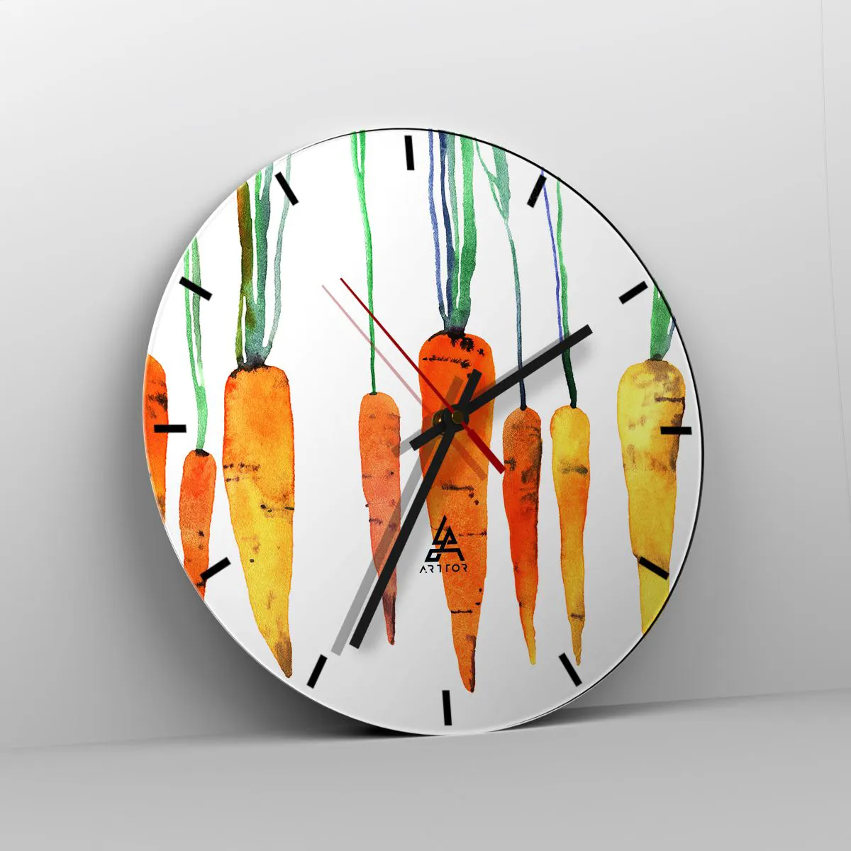 Wanduhr - Glasuhr - Die Schönheit des Gewöhnlichen - 40x40 cm