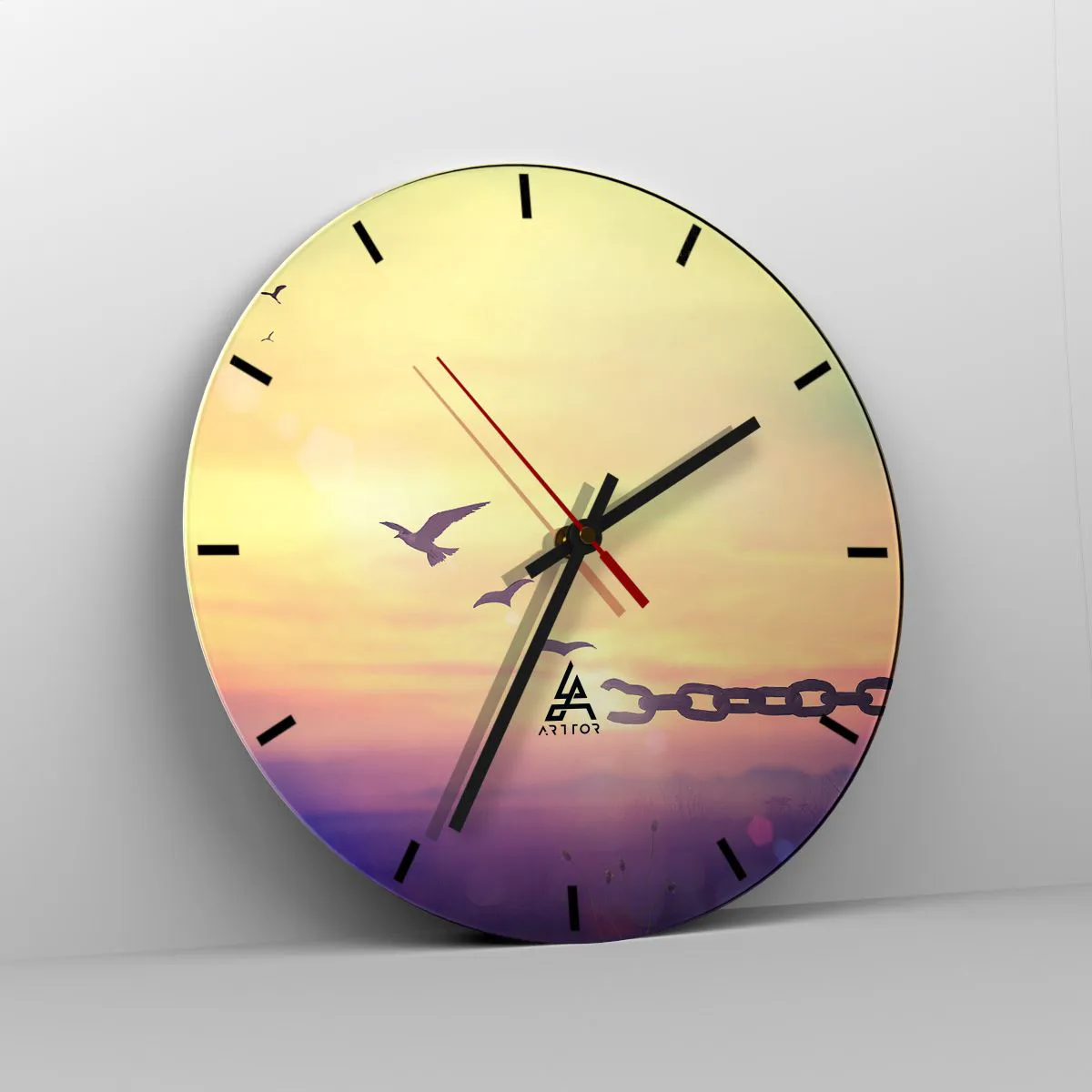 Vægur, Uret - Sejr for frihed - 40x40 cm