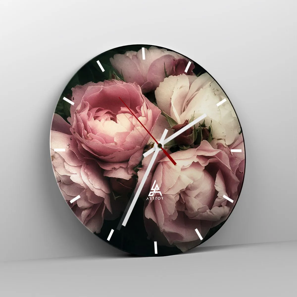 Nástenné hodiny - Kúzlo belle epoque - 40x40 cm