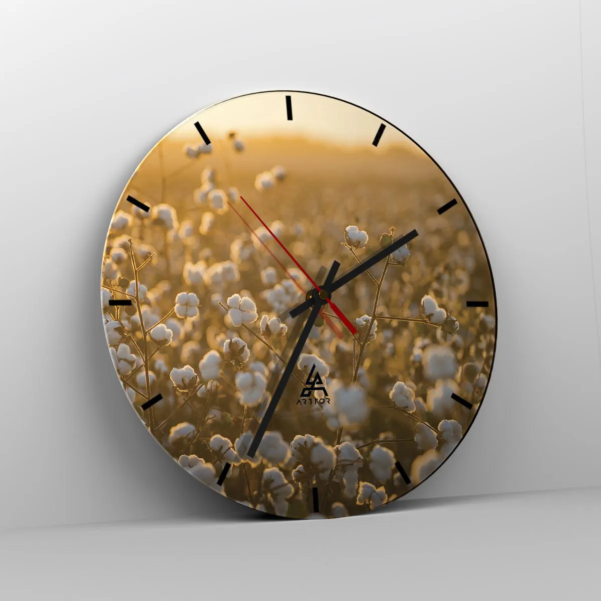 Falióra, Óra - Puha mező - 40x40 cm