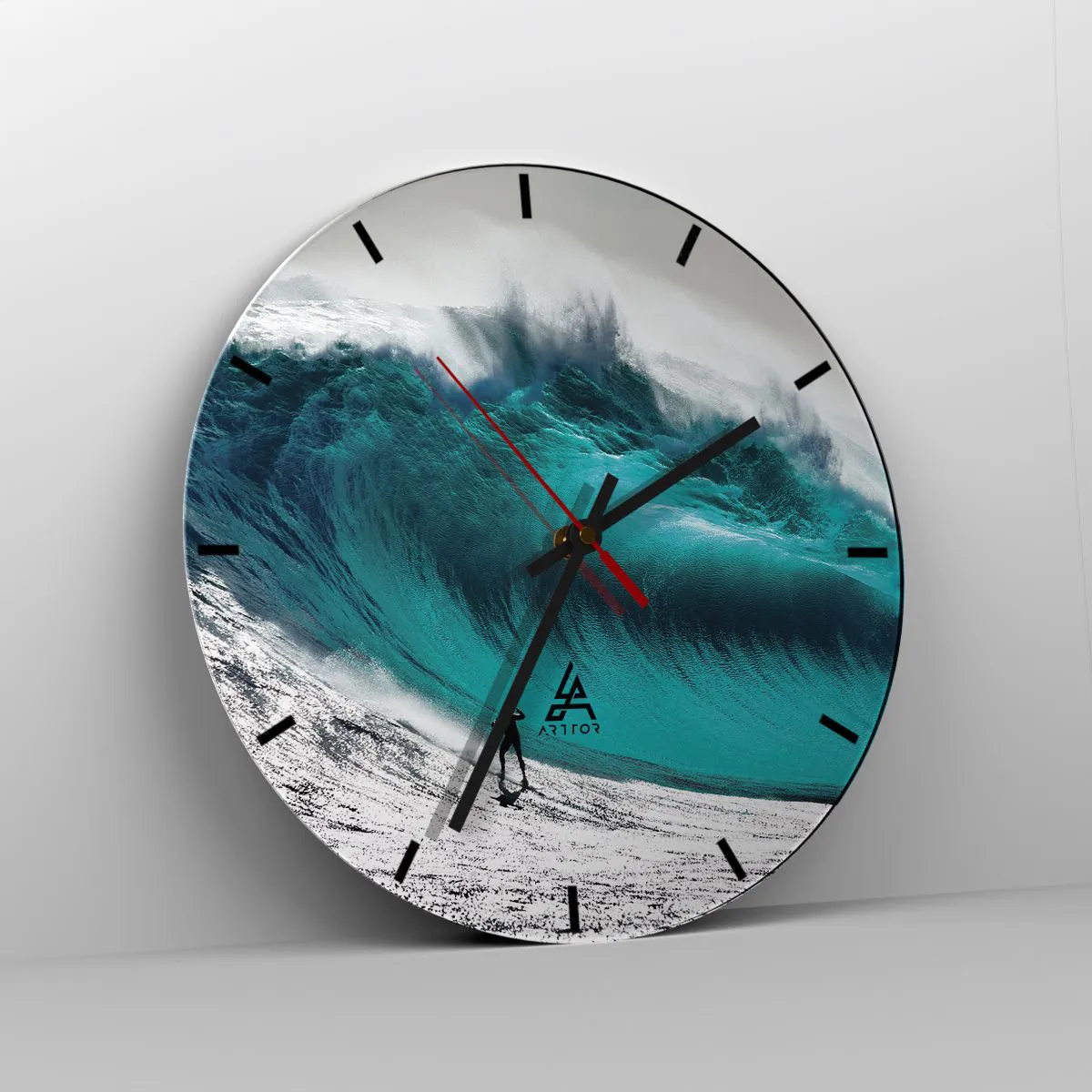 Nástěnné hodiny - Výzva přijata - 40x40 cm