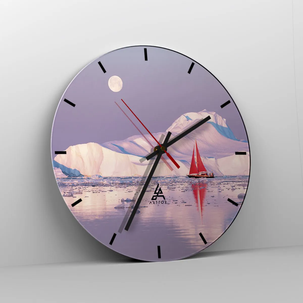Falióra, Óra - A vitorla melege, a jég hidege - 40x40 cm