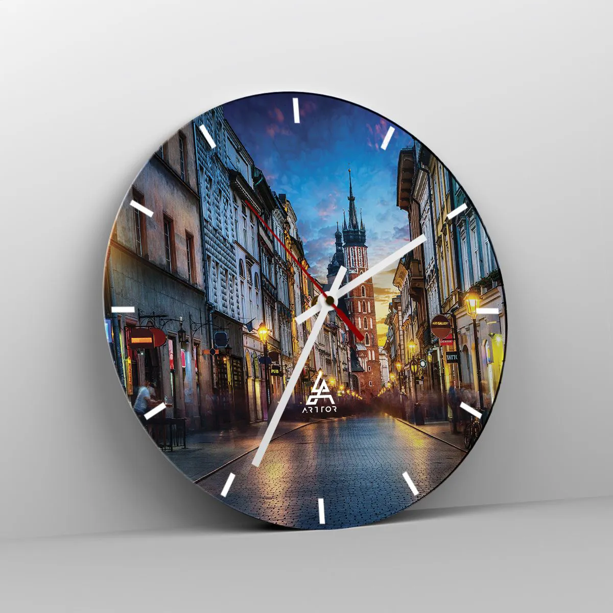 Zegar ścienny - Krakowski czar - 40x40 cm