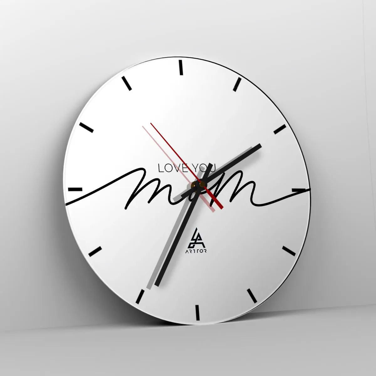 Wandklok - Klok - Grote emotie - 40x40 cm