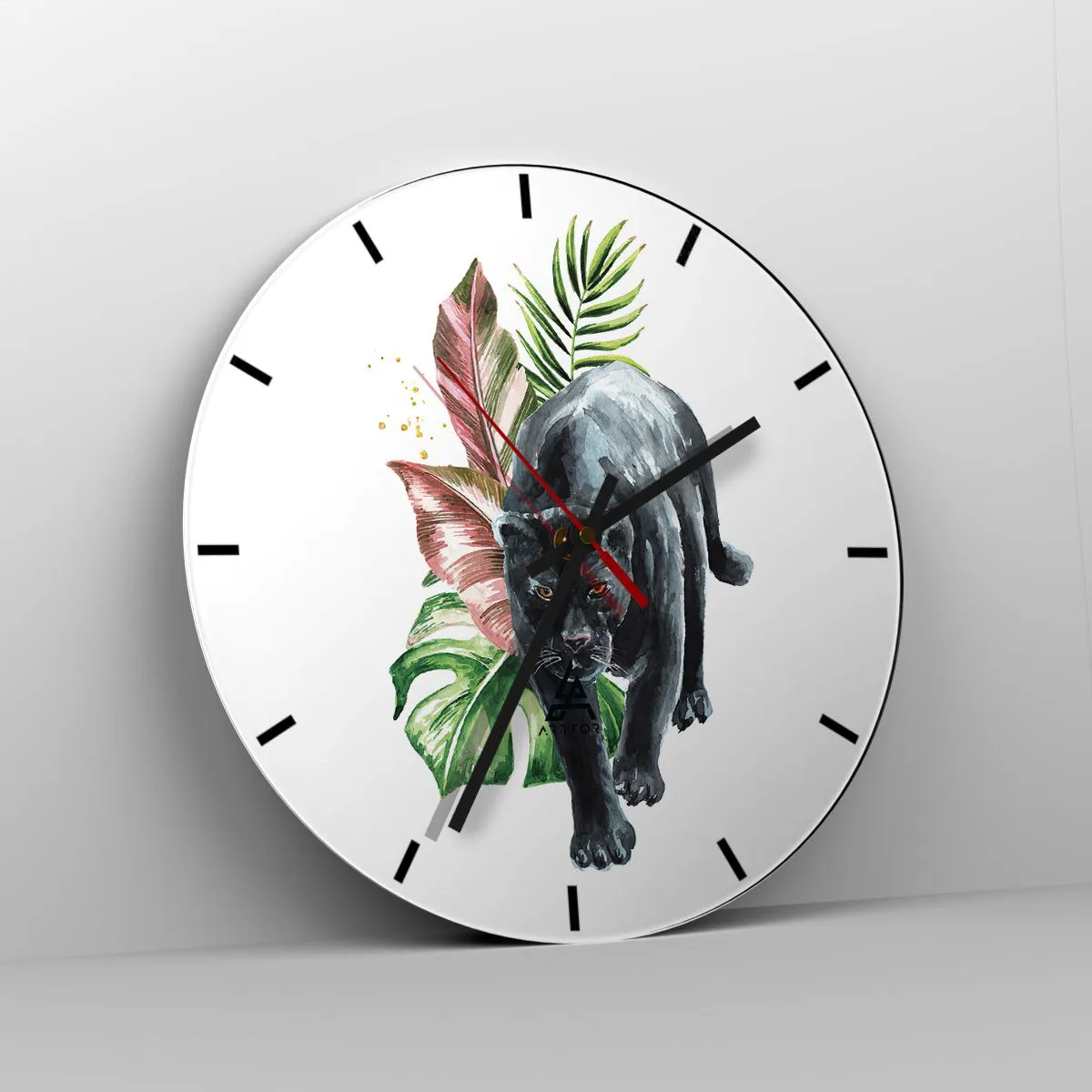 Vægur, Uret - Vild i hjertet - 40x40 cm