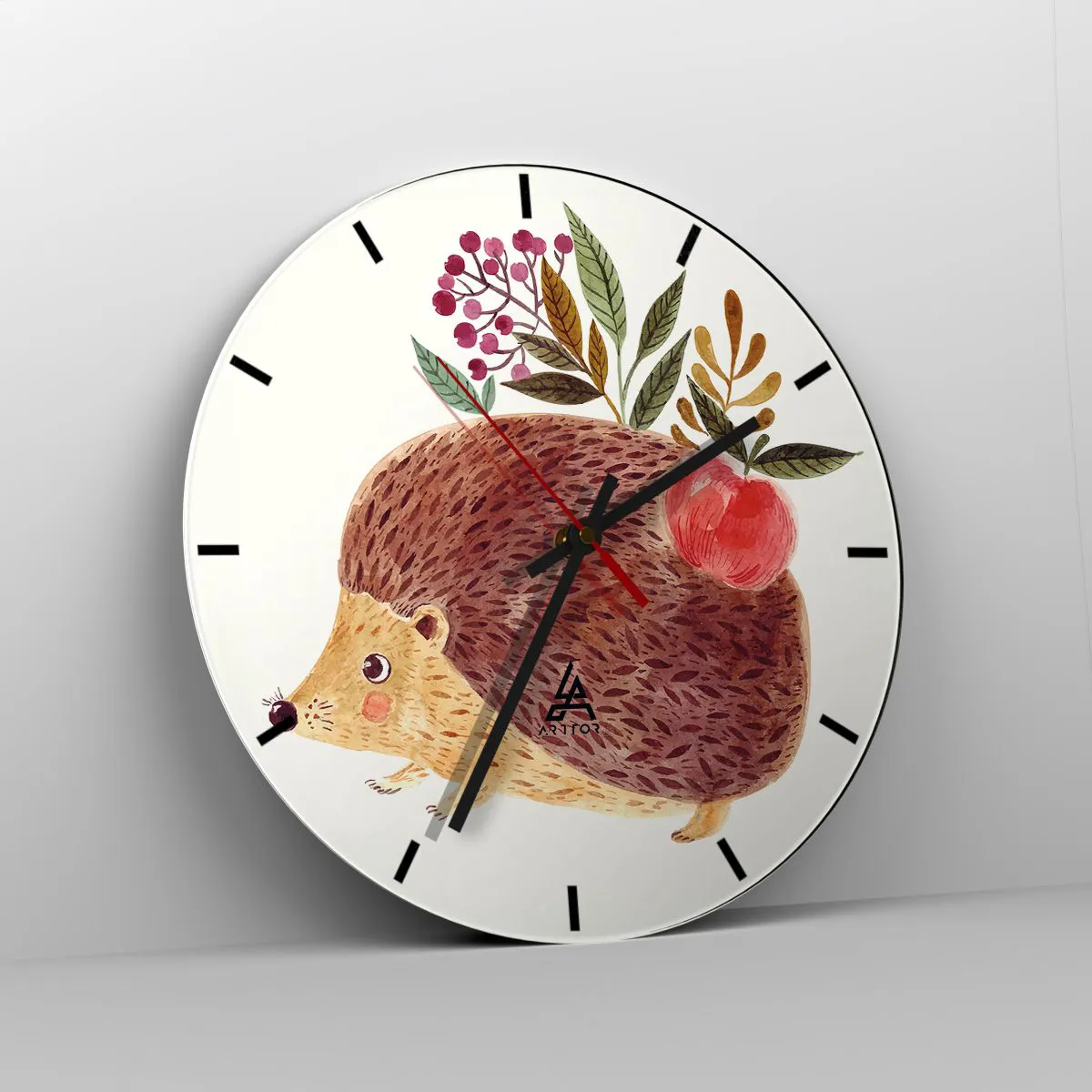 Ceas de perete - Ceas pe sticlă - Și tu deja mă placi - 40x40 cm