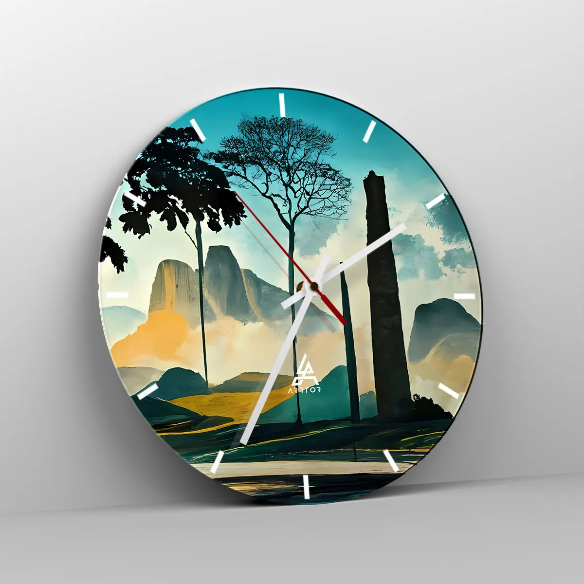 Orologio da parete - Orologio in Vetro - Sempre più in alto - 40x40 cm