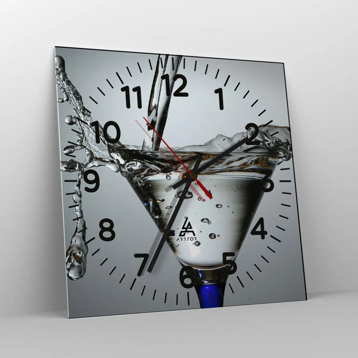 Falióra, Óra - A csésze peremén - 30x30 cm