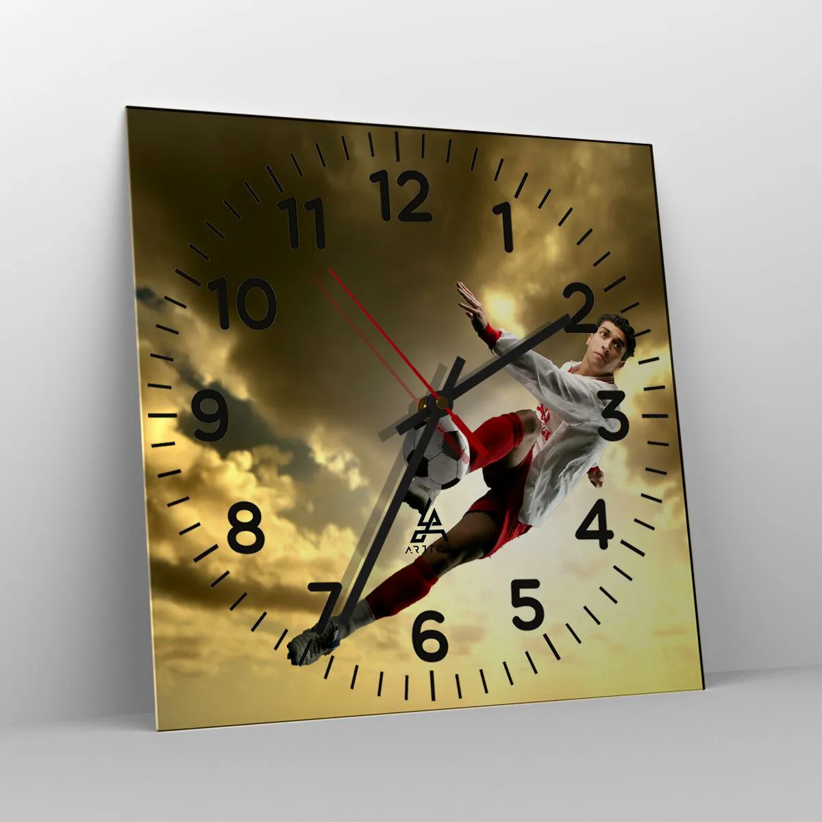 Vægur, Uret - Fodboldhimlen - 30x30 cm