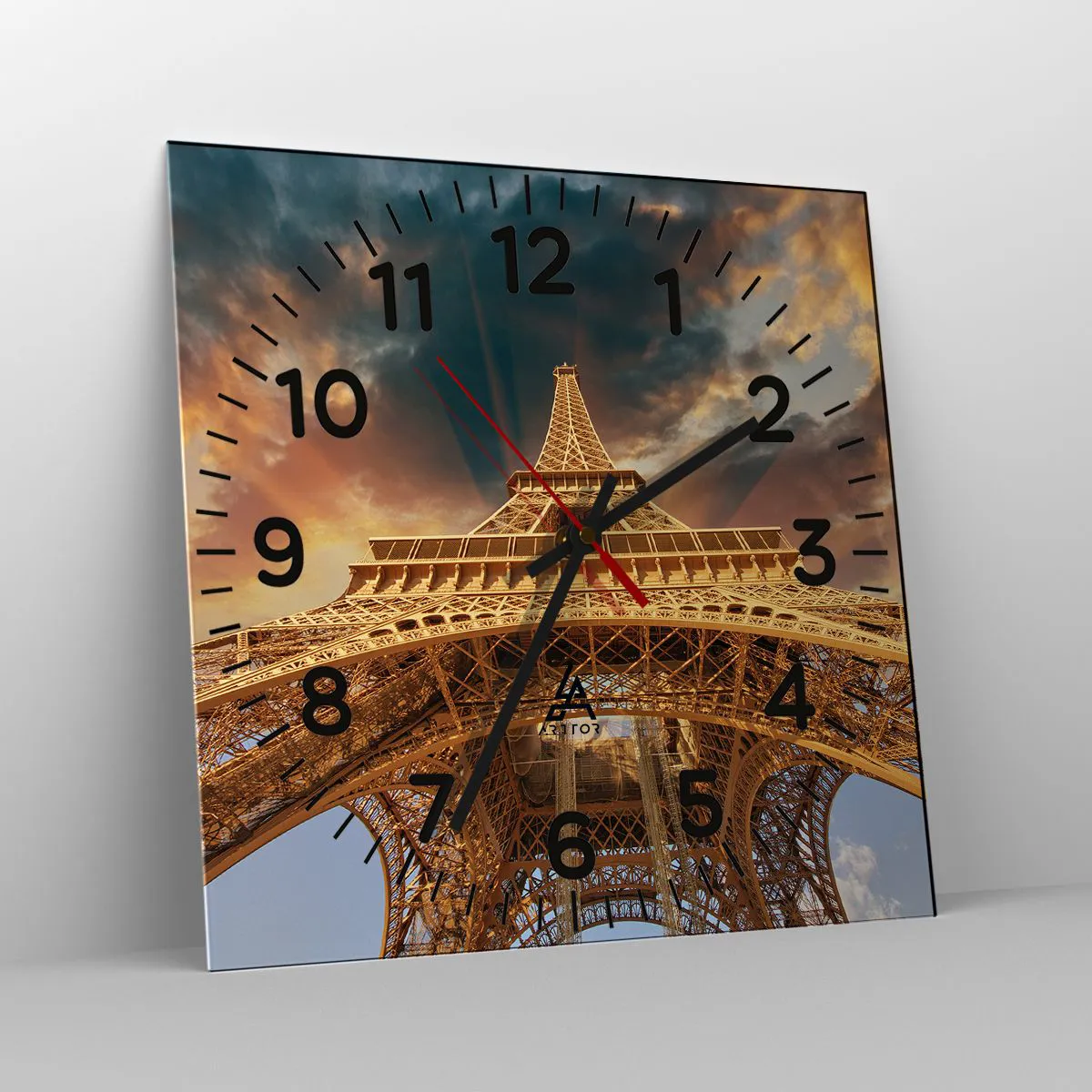 Wandklok - Klok - Hoe de mensheid de hemel bereikte - 30x30 cm