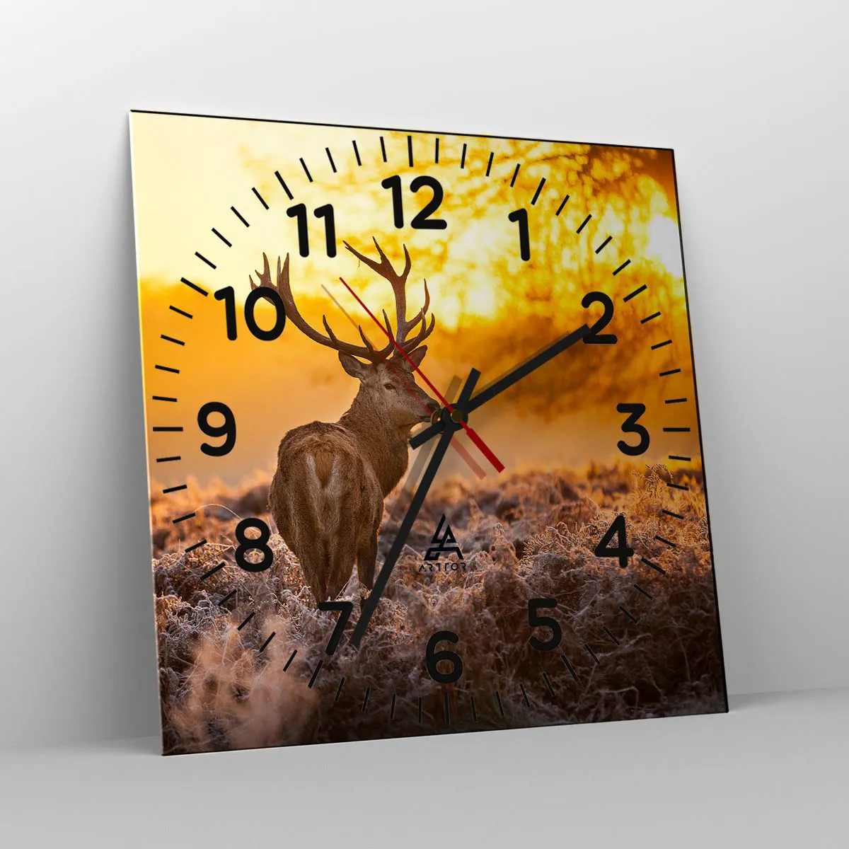 Falióra, Óra - Az őszi erdő királya - 30x30 cm