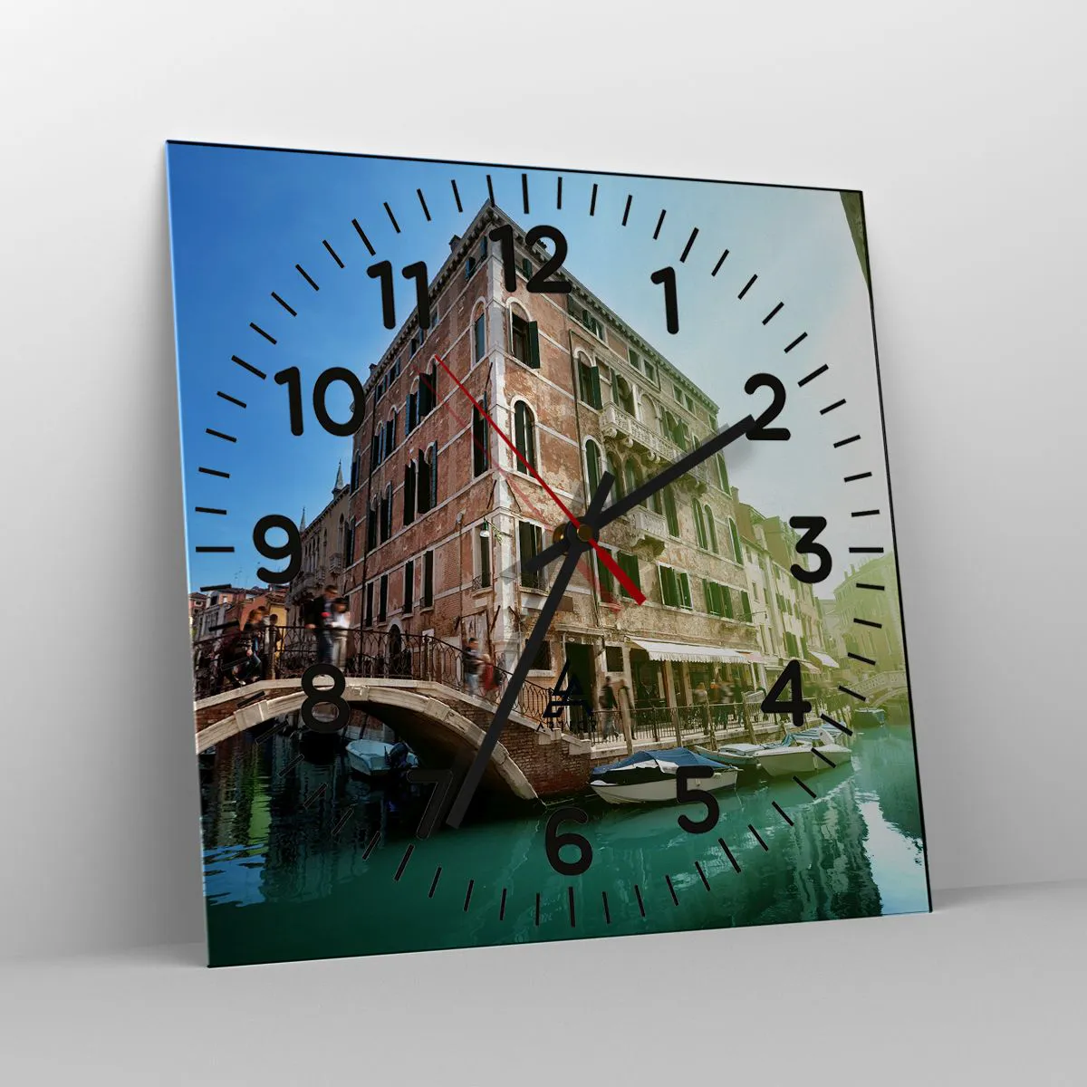 Wandklok - Klok - Venetië - Amore Mio - 30x30 cm