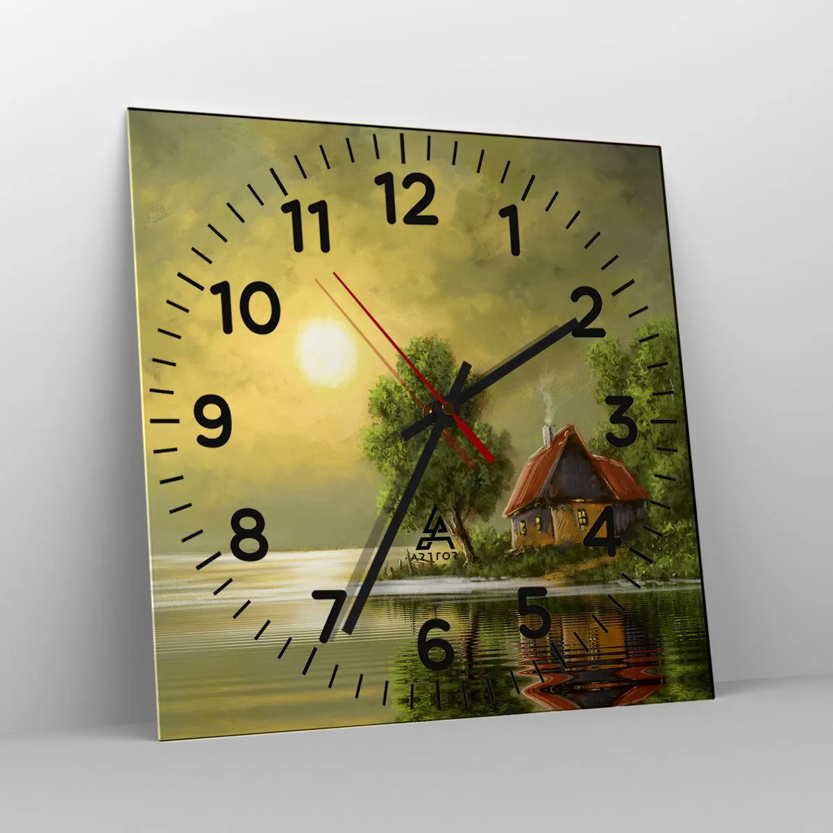 Falióra, Óra - Gyönyörű, mint egy képen - 30x30 cm
