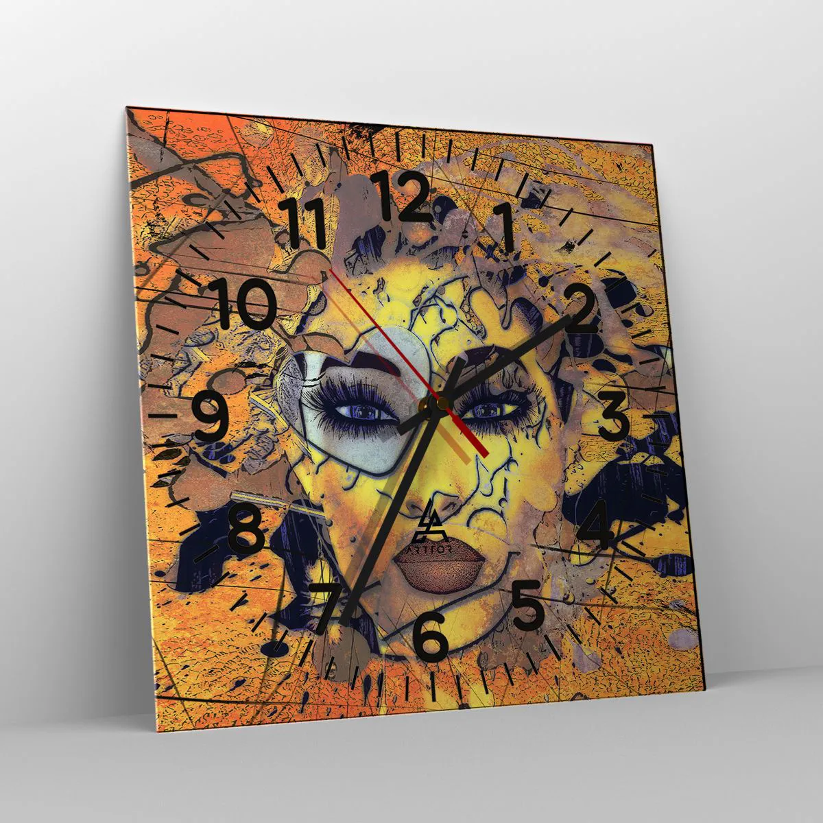 Nástěnné hodiny - Sluneční krása - 30x30 cm