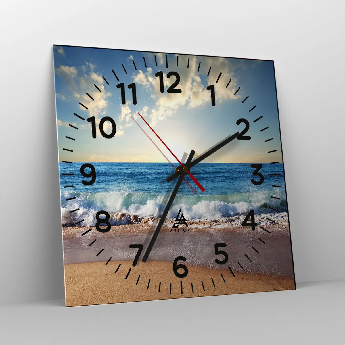 Nástenné hodiny - Pohyb a nehybnosť zároveň - 30x30 cm