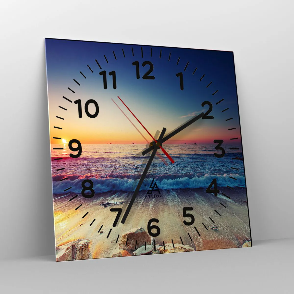 Zegar ścienny - A co za horyzontem? - 30x30 cm