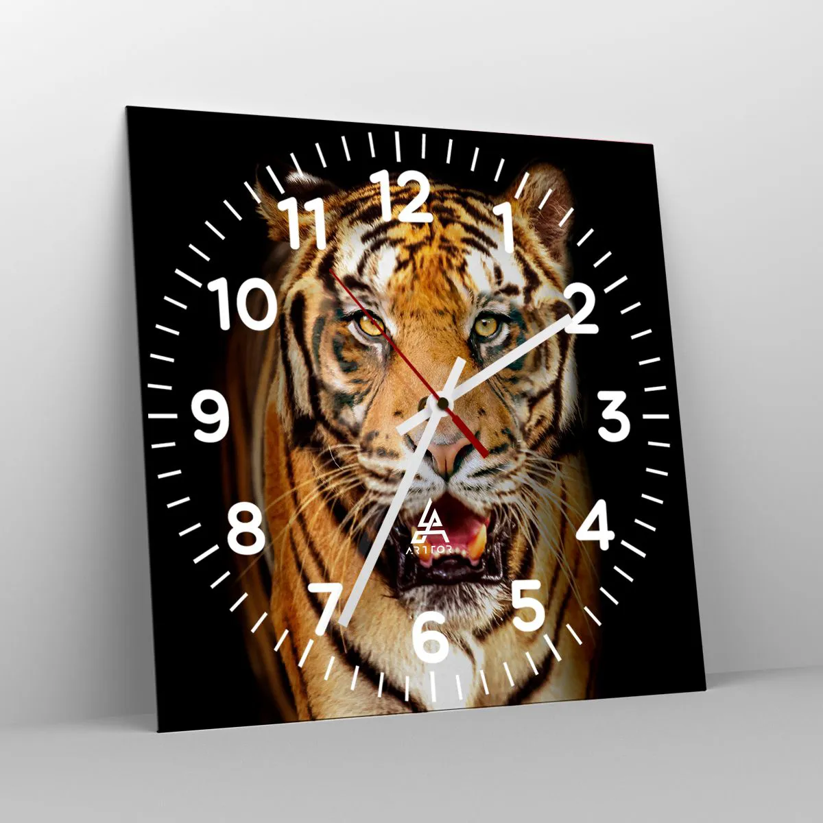 Ceas de perete - Ceas pe sticlă - Sălbăticia inimii - 30x30 cm
