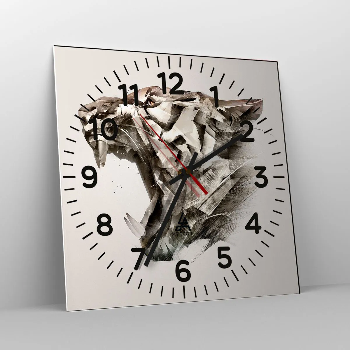 Zegar ścienny - Już wiesz, kto rządzi - 30x30 cm