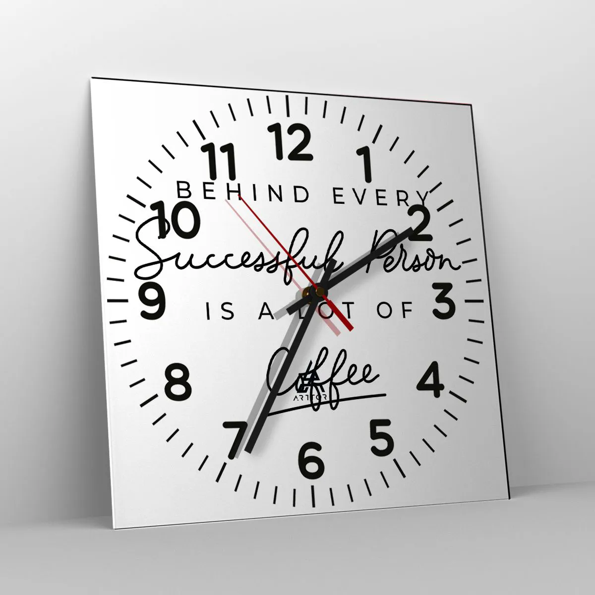 Horloge murale - Pendule murale - Secret du succès - 30x30 cm