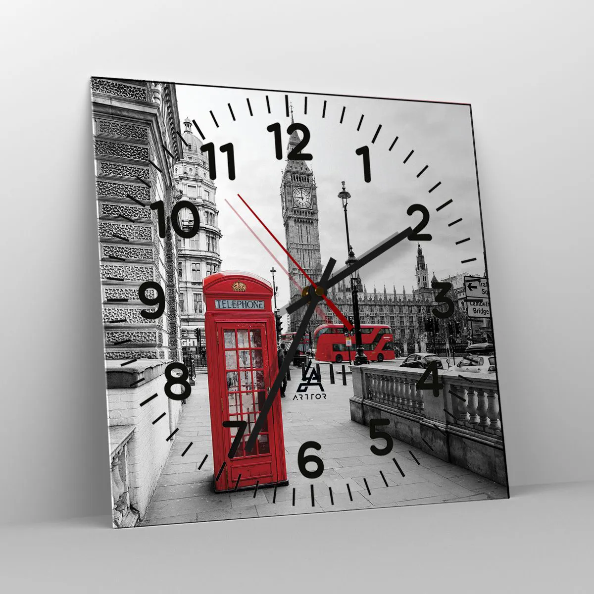 Falióra, Óra - London, kétségtelenül - 30x30 cm