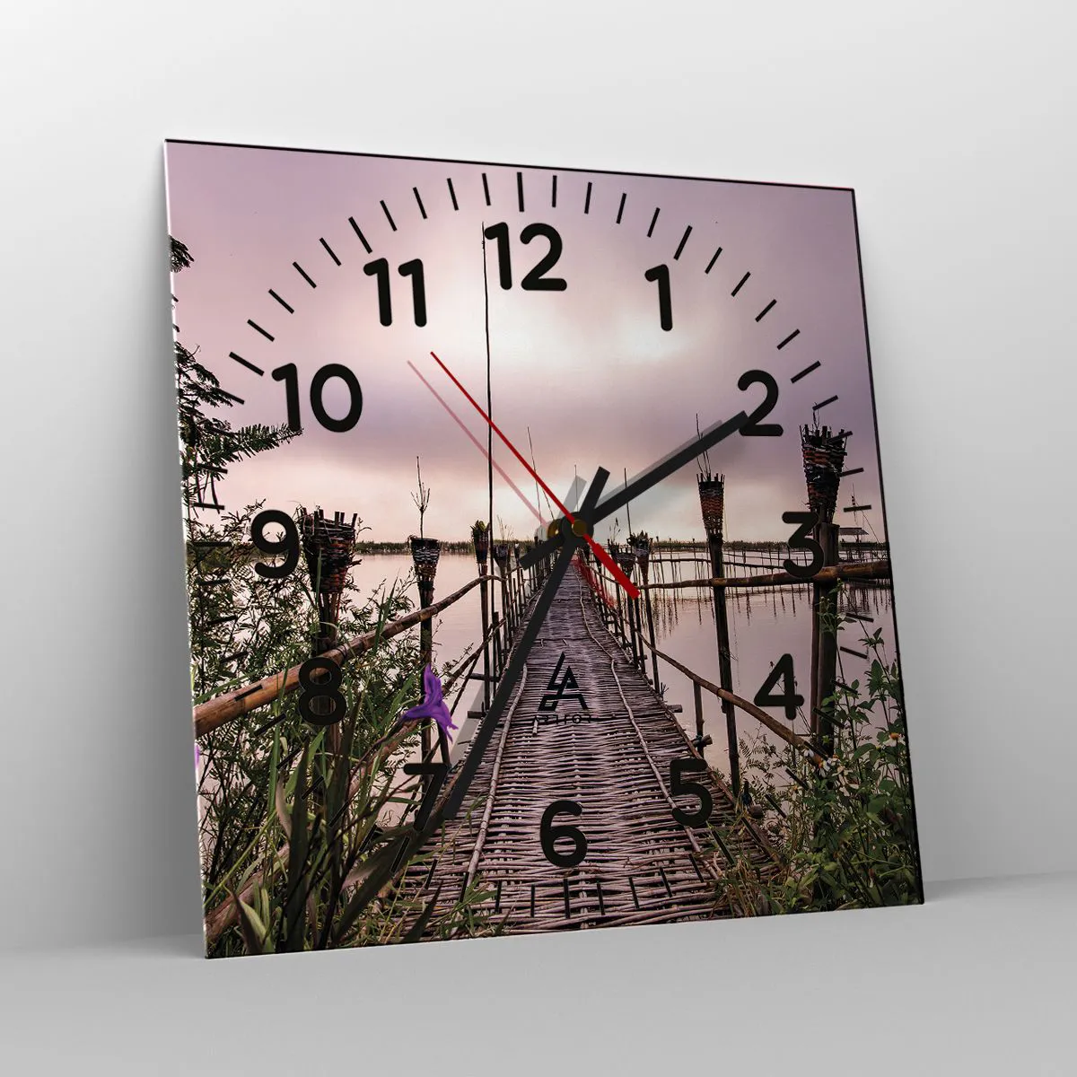 Falióra, Óra - Nyugalom és csend Ázsiában - 30x30 cm