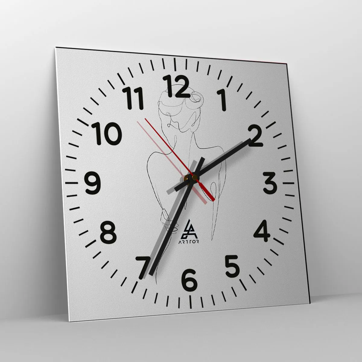 Zegar ścienny - Muzyka ciała - 30x30 cm