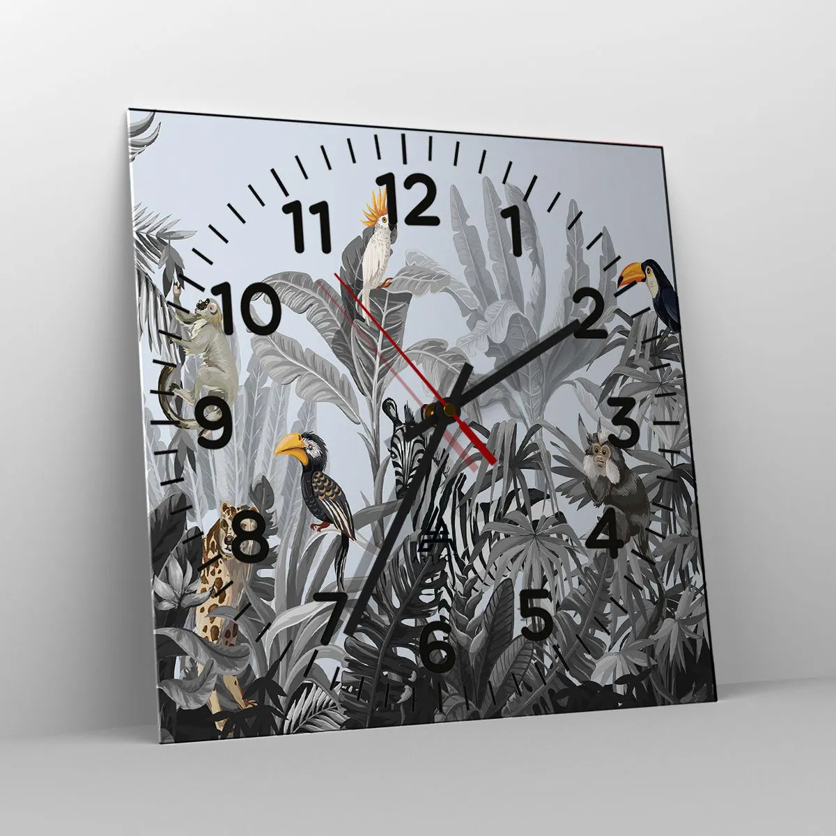 Vægur, Uret - En afrikansk fabel - 30x30 cm