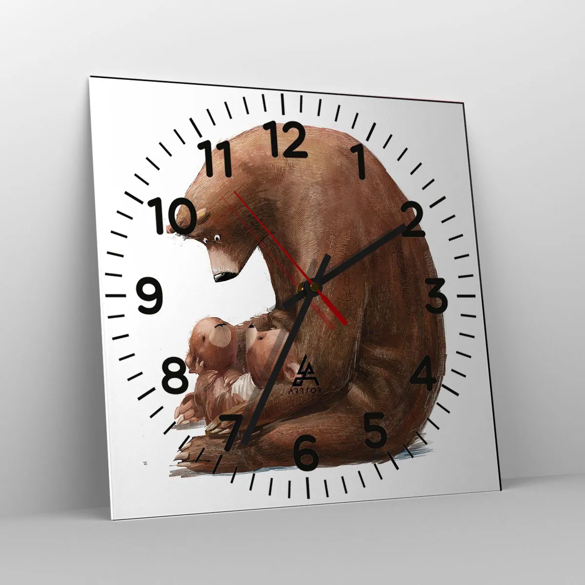 Zegar ścienny - Słodkich snów, dzieciaki - 30x30 cm