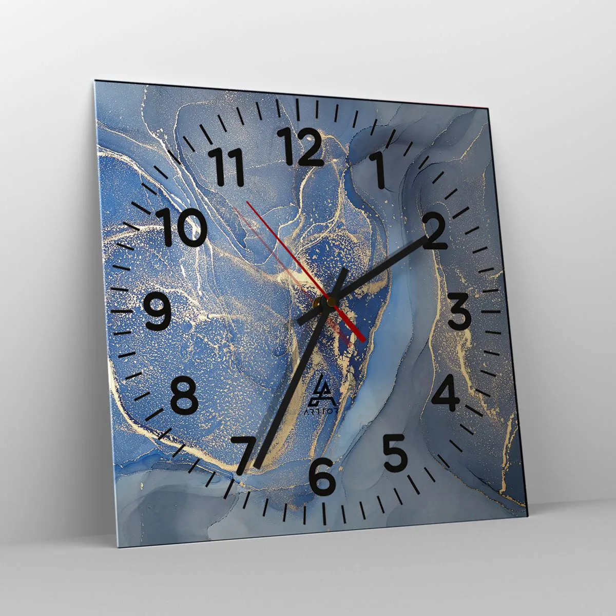 Nástenné hodiny - Zlatý prach - 30x30 cm