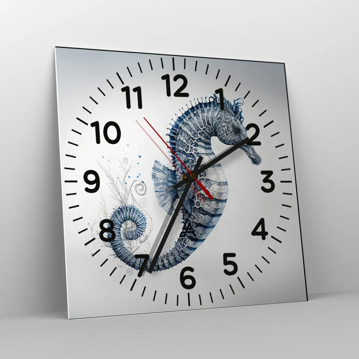 Reloj de pared - Reloj de vidrio - Una sutil broma de la naturaleza - 30x30 cm