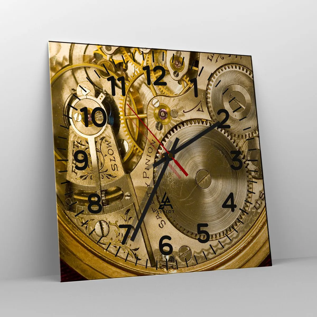 Zegar ścienny - Idź z duchem czasu - 40x40 cm