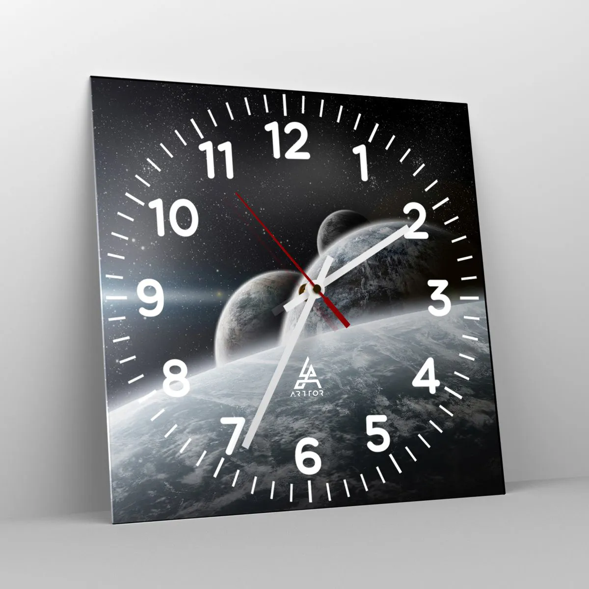 Nástěnné hodiny - Vesmírná hudba sfér - 40x40 cm