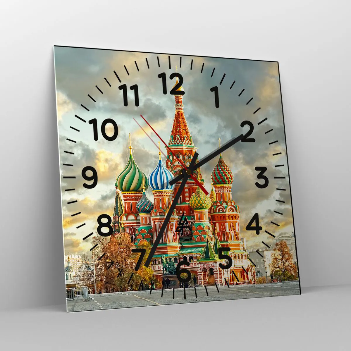 Wanduhr - Glasuhr - Selbst Disney würde nicht darauf kommen - 40x40 cm