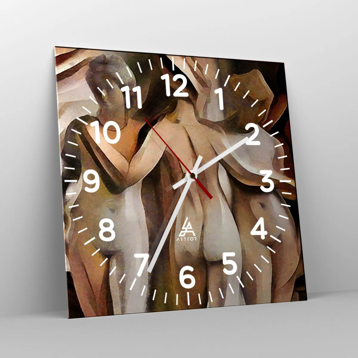 Nástenné hodiny - Tri Grácie 2.0 - 40x40 cm