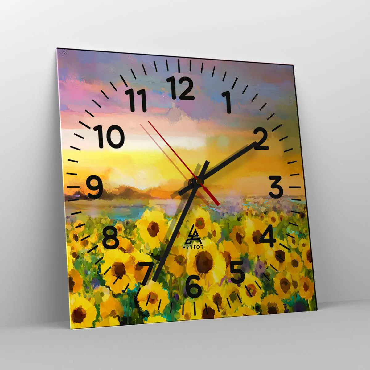 Zegar ścienny - Samo słońce zstąpiło na ziemię - 40x40 cm