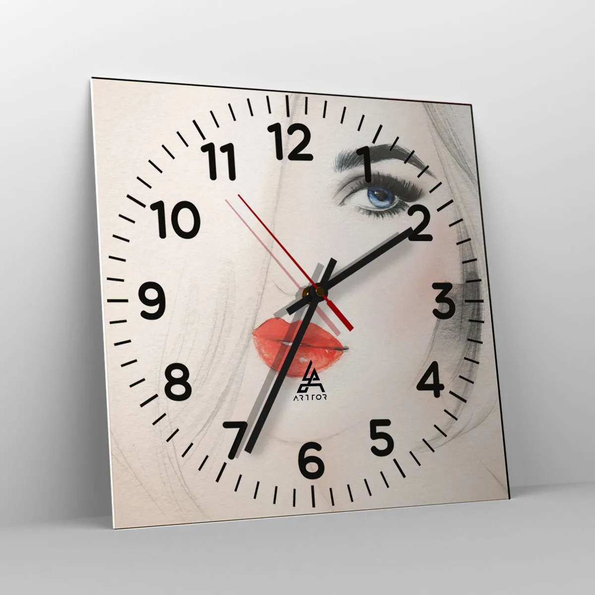 Vægur, Uret - Hypnotiserer og beruser - 40x40 cm